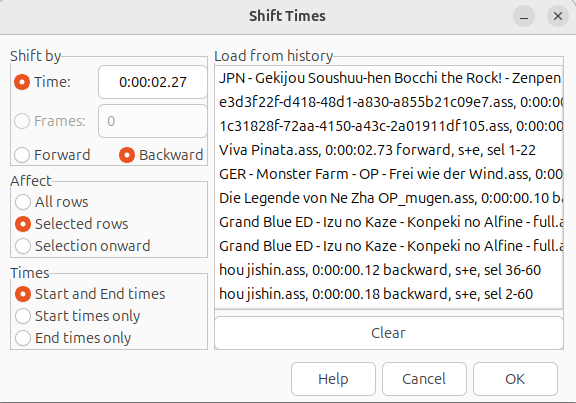 ShiftTimes