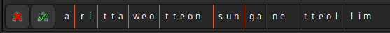 Korean syllable separation